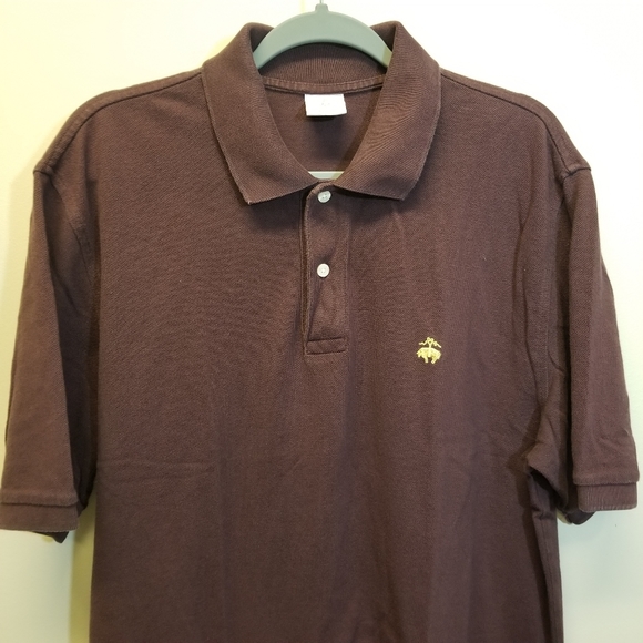 Brooks Brothers Maroon Polo Shirt Golden Fleece L - Picture 16 of 16